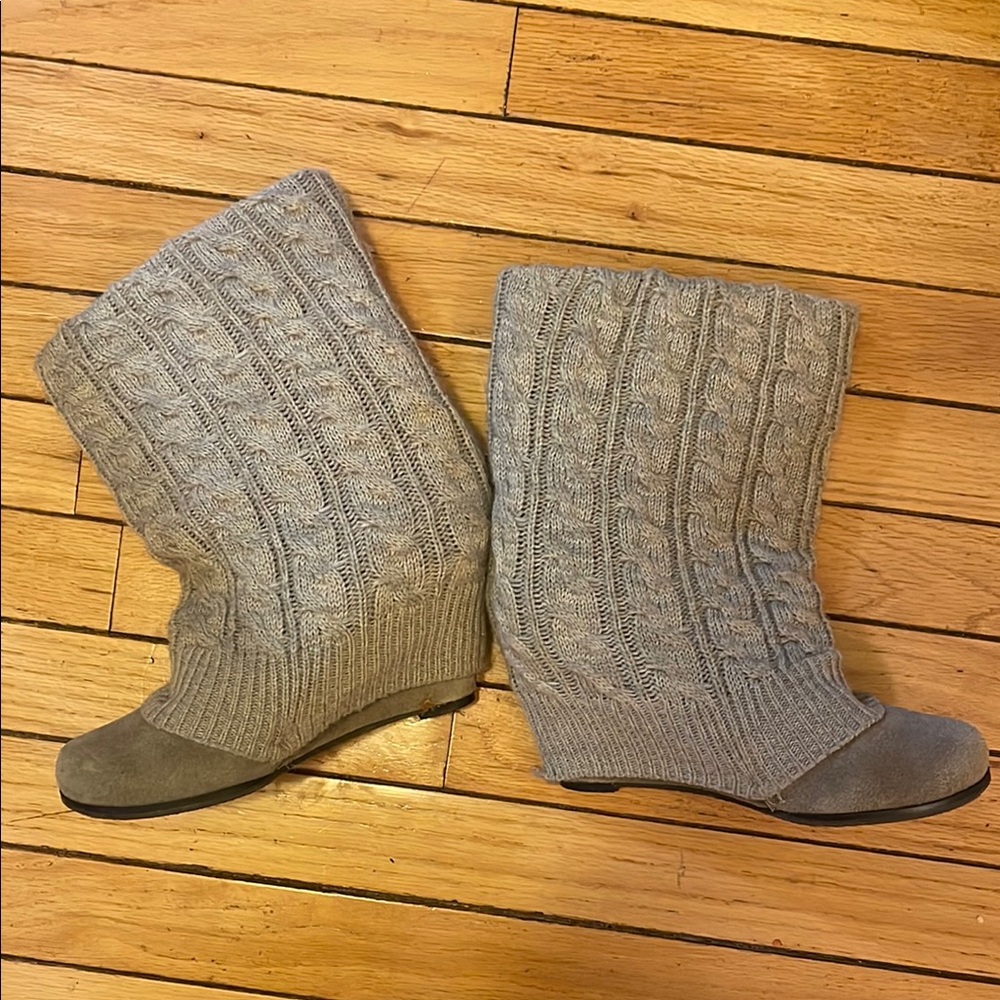 Steve Madden Gray Ankle Boots